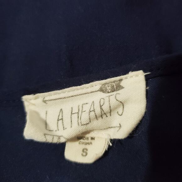 LA Hearts Paisley Patchwork Floral Lace Boho Babydoll Tank Women's Size S Hi-Low - Picture 8 of 9